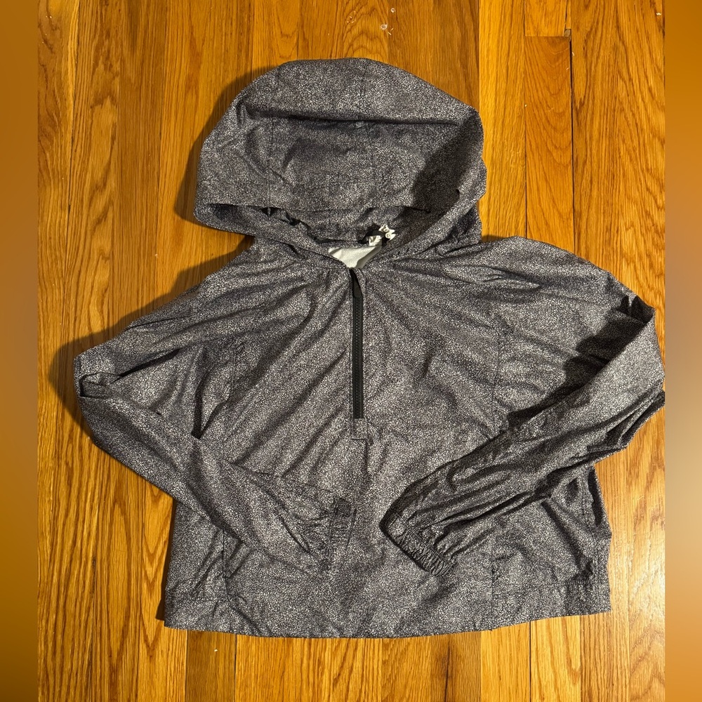 Lululemon Athletica Black and White Windbreaker Jacket